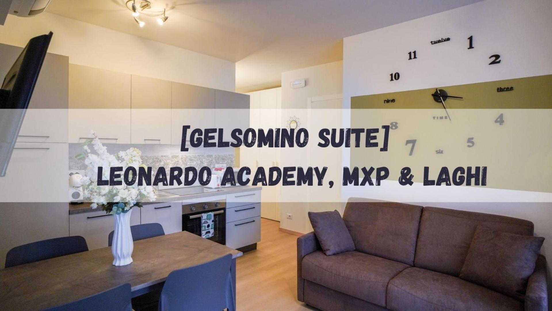 Gelsomino Suite Leonardo Academy, Mxp & Laghi Sesto Calende Dış mekan fotoğraf